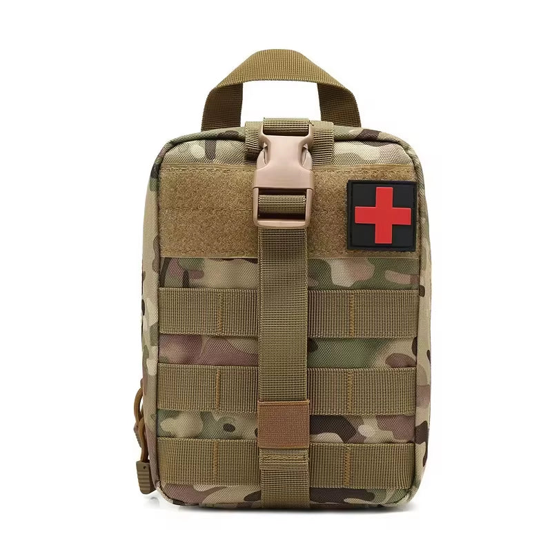 Survival First-Aid Kit Container Travel Oxford Waterproof Tactical Waist Pack Outdoor Climbing Camping Equipment Safe Bag