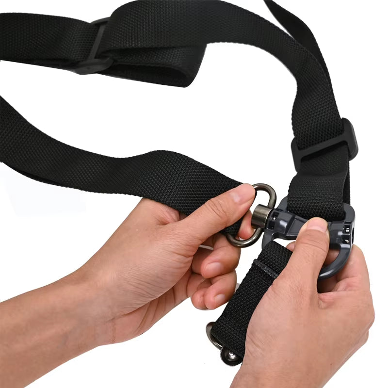 Tactical Adjustable MS4 Quick Detach QD Metal Swivel 2 Point Multi Mission Rifle Sling Quick Release Single Point Rifle Sling