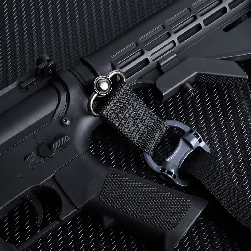 Tactical Adjustable MS4 Quick Detach QD Metal Swivel 2 Point Multi Mission Rifle Sling Quick Release Single Point Rifle Sling