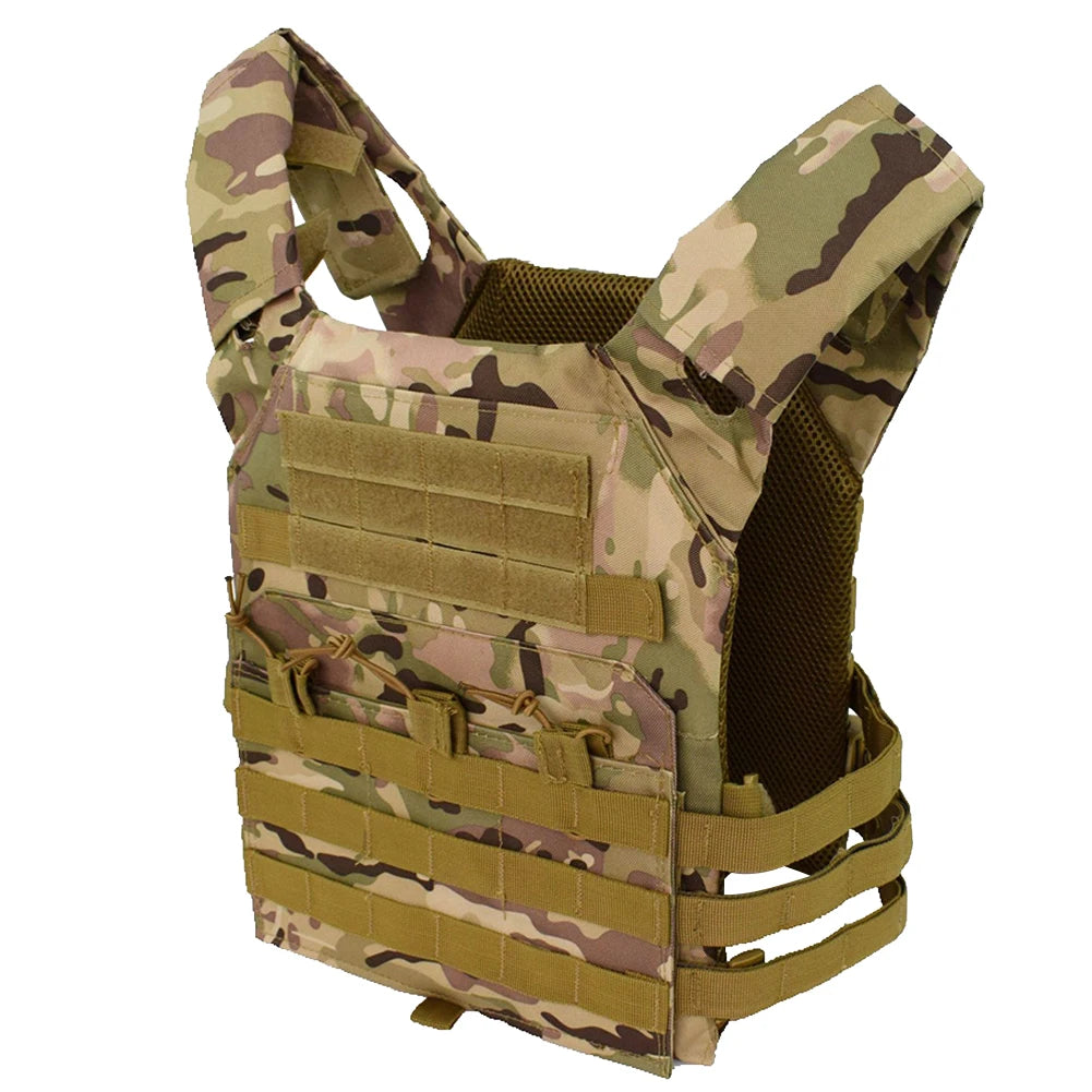 Tactical Vest Waterproof Outdoor Body Armor Lightweight JPC Molle Plate Carrier Hunting Vest CS Game Jungle Security Equipment