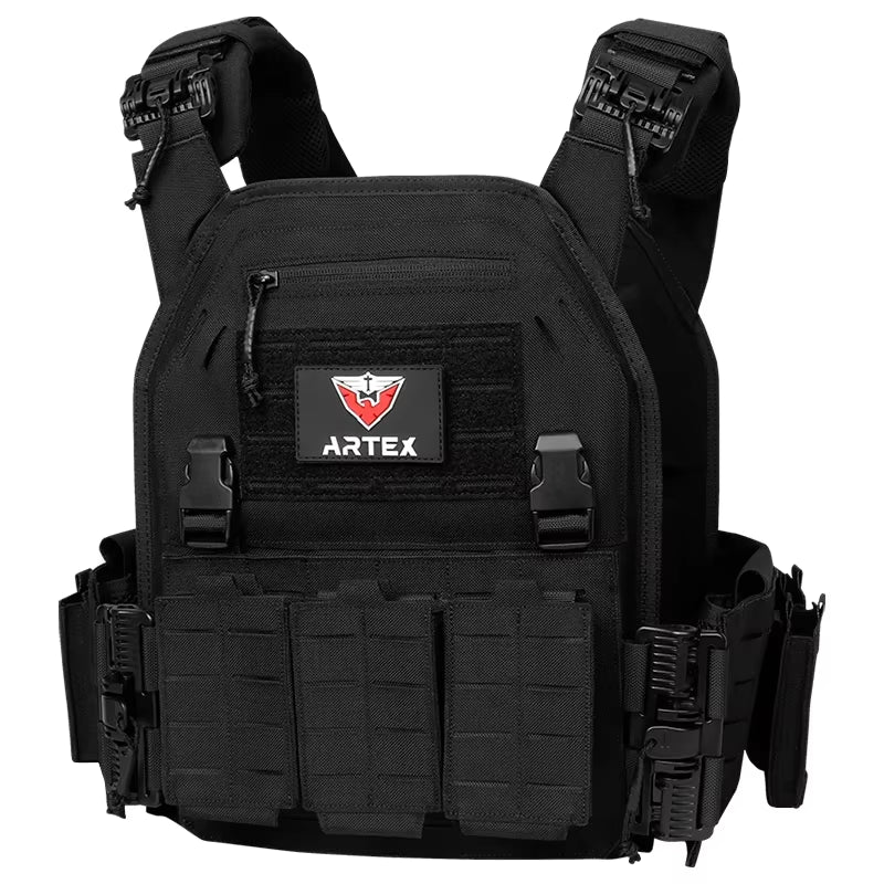 Ranger Green Plate Carrier Tactical Vest with Quick Release Security Molle Chaleco Tactico Bandolier Hunting Vest Tactical Gear