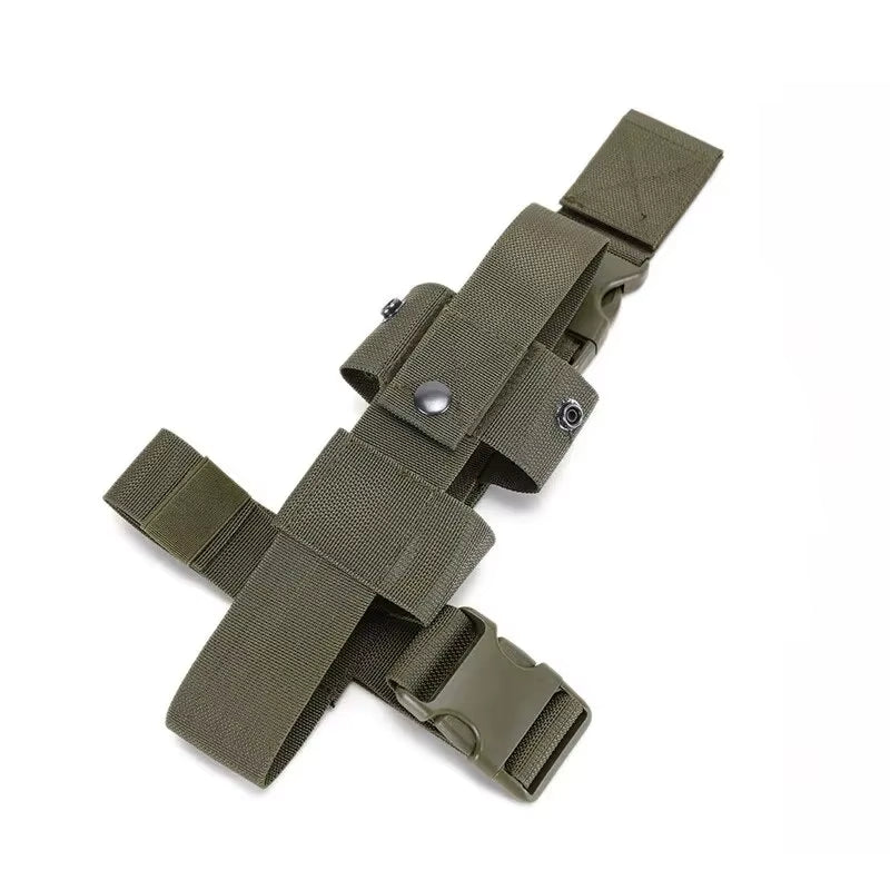 Tactical Drop Leg Kettle Water Bottle Holster,Mk9 Pouch Belt Carriers,Thigh Pack Leg Bag,Pepper Spray,Mini Extinguisher