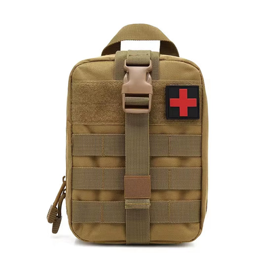 Survival First-Aid Kit Container Travel Oxford Waterproof Tactical Waist Pack Outdoor Climbing Camping Equipment Safe Bag