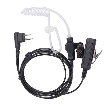 2Pin Covert Acoustic Tube Earpiece Headset Mic for Motorola Two Way Radios Radiation-Proof Earphone Device Accessories