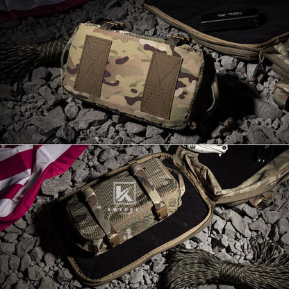 Tactical Modular Pouch Set Outdoor Backpack Organizer Travel Suitcase Packing Cubes Hunting Gear