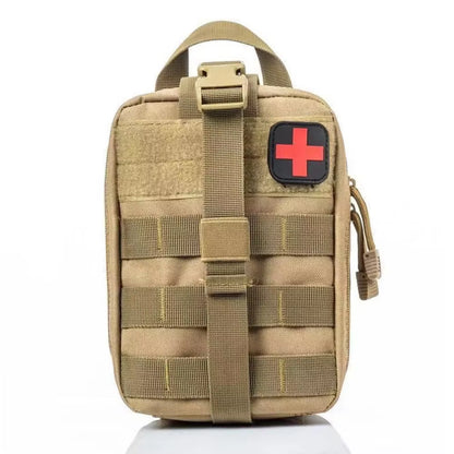 Survival First-Aid Kit Container Travel Oxford Waterproof Tactical Waist Pack Outdoor Climbing Camping Equipment Safe Bag