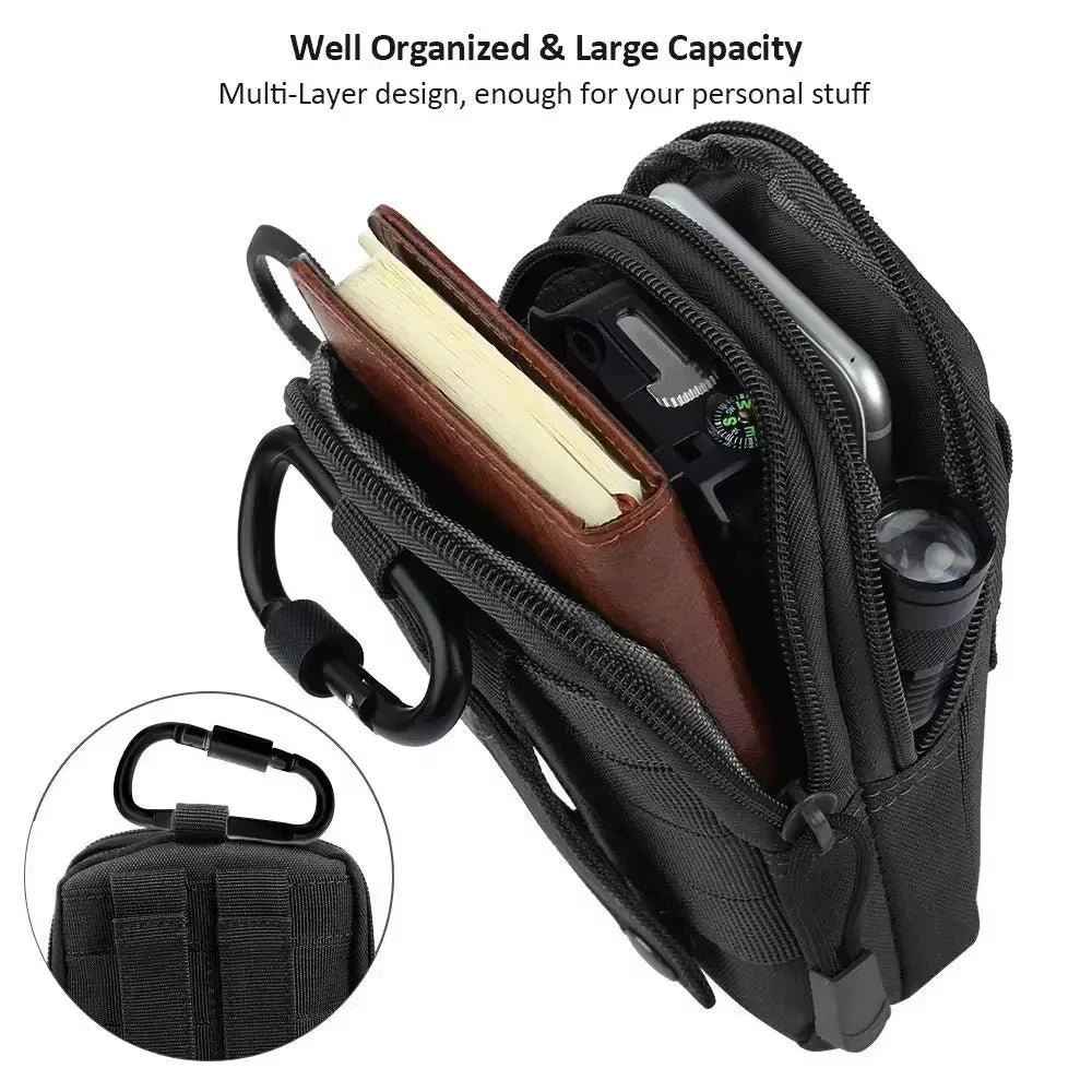 Leg Waist Packs Bag Army Camouflage Belt Bag for Men Riding Locomotive Portable Multifunctional Sports Hanging Leggings Bag