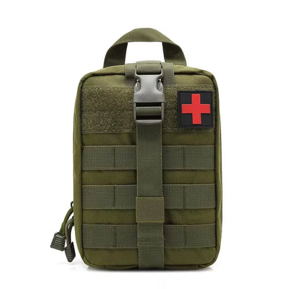 Survival First-Aid Kit Container Travel Oxford Waterproof Tactical Waist Pack Outdoor Climbing Camping Equipment Safe Bag