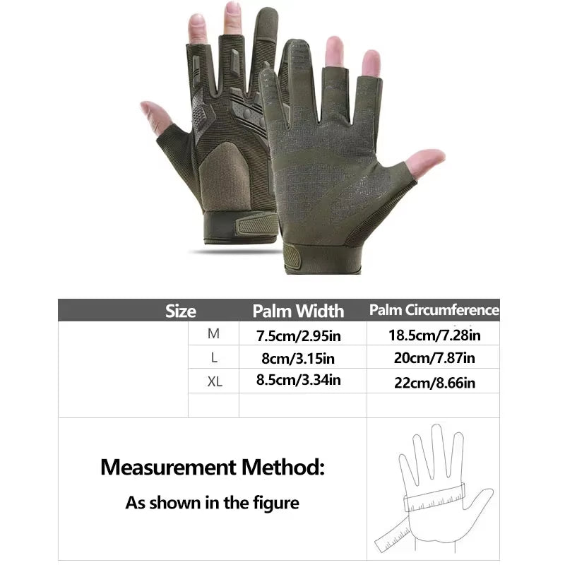 Tactical Gloves for Women and Men Outdoor Rock Climbing Finger Leakage Training anti Slip Protection Cycling Tactical Gloves