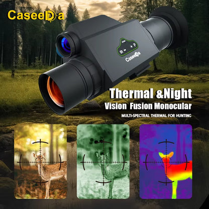 Caseeda MV265 Pro Thermal Imaging Scope Sight 320 * 240 Thermal Monocular Camera 60Hz Thermal Imager Sight with IP65 Waterproof