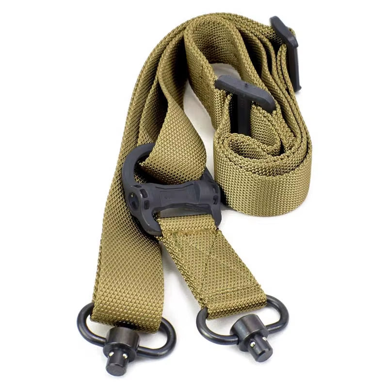 Tactical Adjustable MS4 Quick Detach QD Metal Swivel 2 Point Multi Mission Rifle Sling Quick Release Single Point Rifle Sling