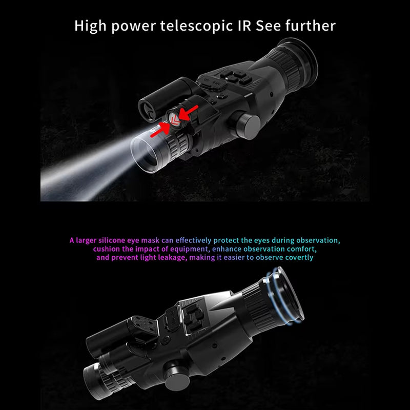 HENBAKER CY900 Night Vision Hunting Scope Infrared Scopes 3 Color Modes