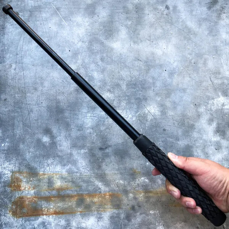 USA SELLER FAST SHIPPING Tactical POLICE High Quality Retractable Metal Baton Self Defense Expandable Stick for Security and Protection